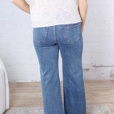 Odette Super HR Wide Leg Denim - Medium Wash FINAL SALE