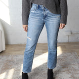 Oliver High Rise Slim Straight Crop Jeans - Conveniently FINAL SALE