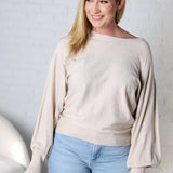 Olivette Knit Sweater Pullover - Oatmeal FINAL SALE