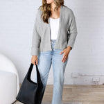 Palmer Lightweight Knit Sweater Cardigan - Mint FINAL SALE