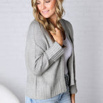 Palmer Lightweight Knit Sweater Cardigan - Mint FINAL SALE