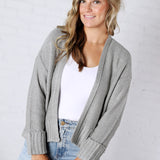 Palmer Lightweight Knit Sweater Cardigan - Mint FINAL SALE