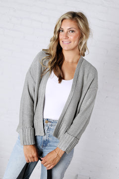 Palmer Lightweight Knit Sweater Cardigan - Mint