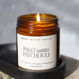 Palo Santo 9 oz. Soy Candle - Amber Jar