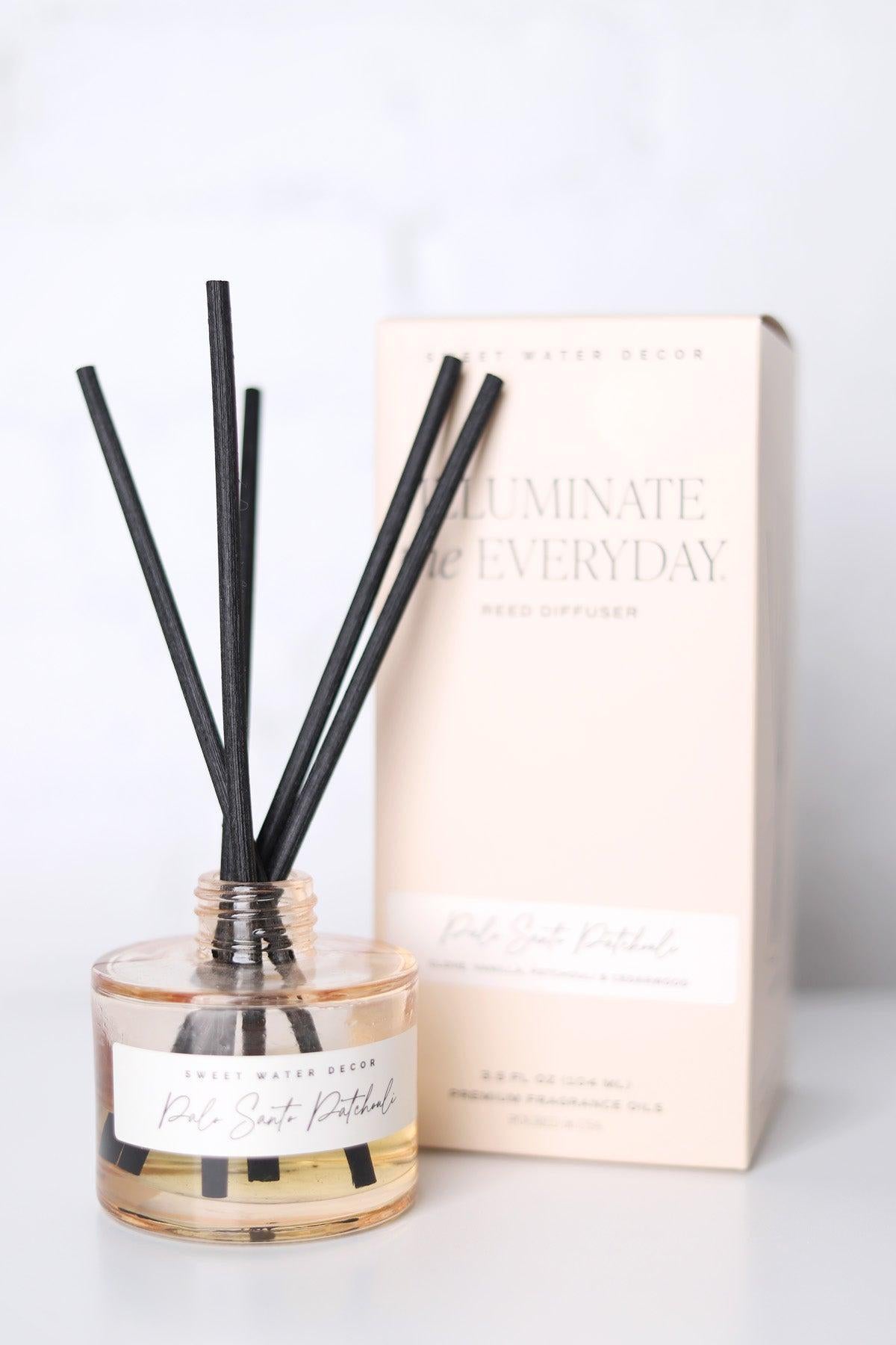 Palo Santo Patchouli Reed Diffuser - Tinted Jar