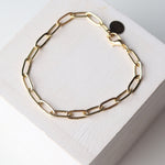 Paperclip Chain Bracelet - Gold - Baubles + Bobbies