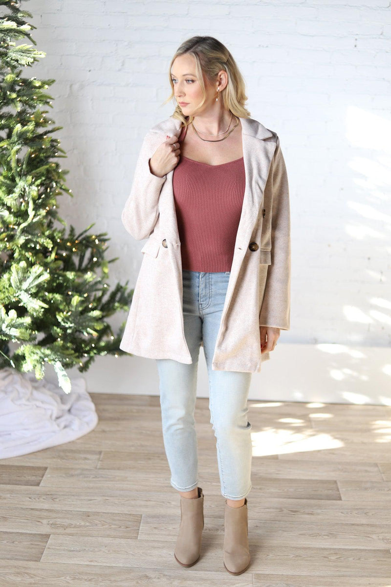 Pari Sweetheart Knit Top