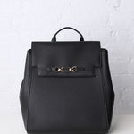 Paulette Structured Backpack - Black