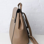 Paulette Structured Backpack - Earth Taupe