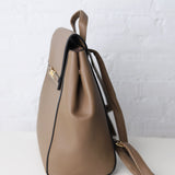 Paulette Structured Backpack - Earth Taupe