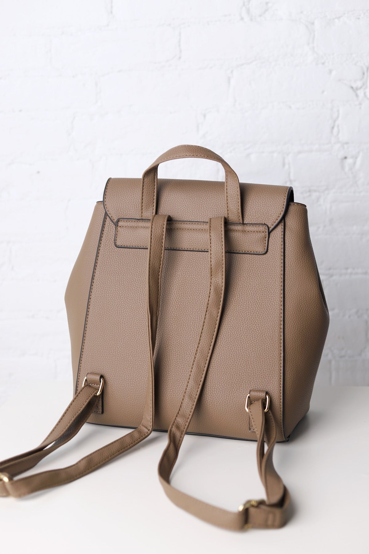 Paulette Structured Backpack - Earth Taupe