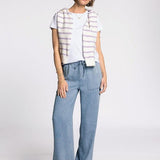 Pearla Pants - Blue Chambray