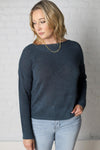 Phoebe Oversized Drop Shoulder Sweater - Teal