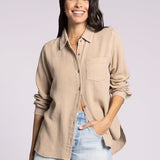 Riley Shirt - Lemon Pepper