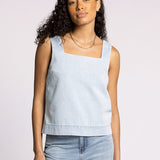 Millicent Tank - Light Denim Wash