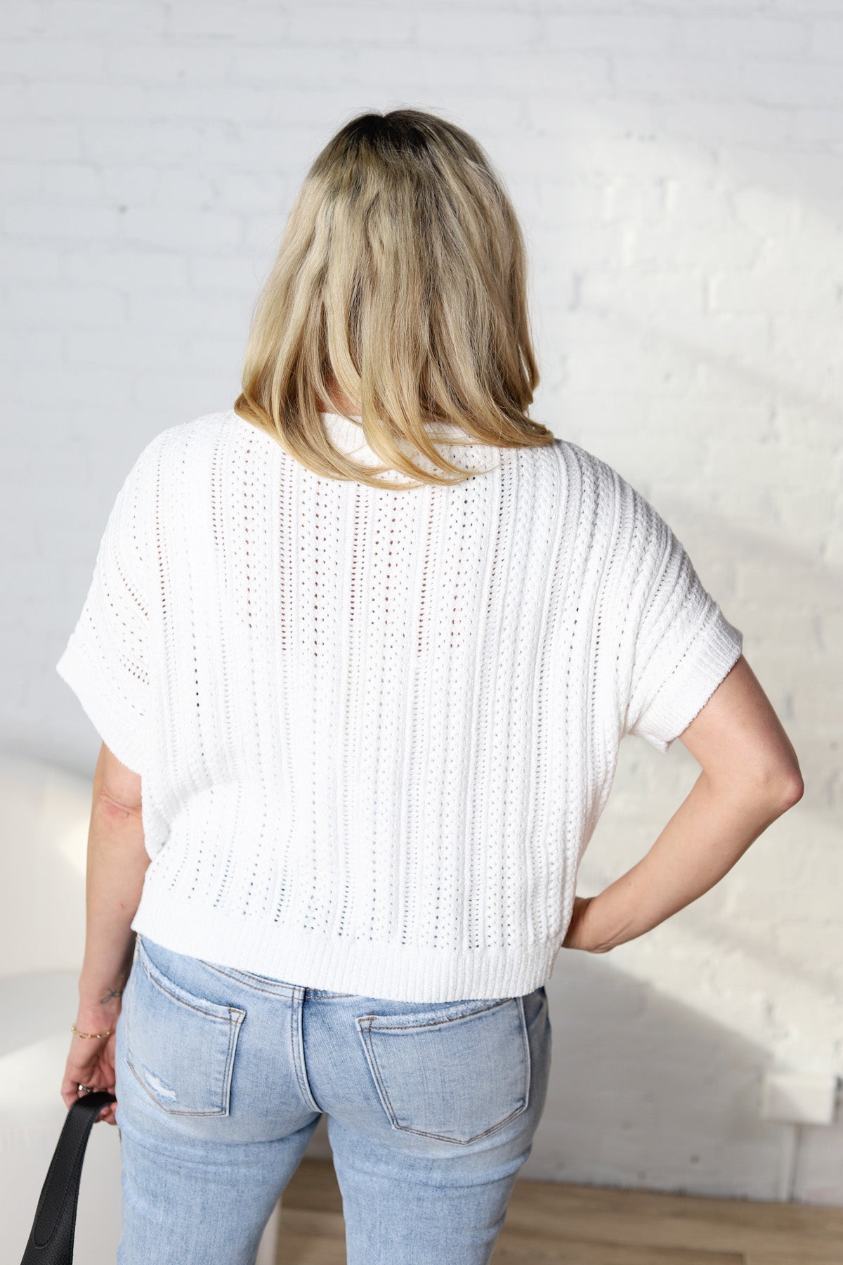 Piper Soft Short Sleeve Sweater Top