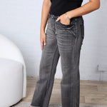 Presley Super Soft Wide Leg - Dark Grey