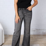 Presley Super Soft Wide Leg - Dark Grey