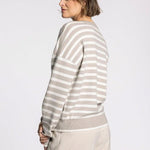 Preston Sweater - Ivory/Taupe