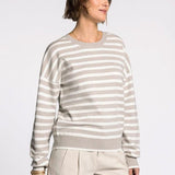 Preston Sweater - Ivory/Taupe