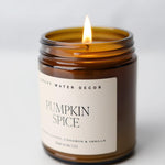 Pumpkin Spice 9 oz Soy Candle - Amber Jar