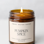 Pumpkin Spice 9 oz Soy Candle - Amber Jar