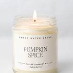 Pumpkin Spice 9 oz Soy Candle - Clear Jar