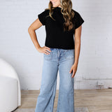 Quinnley Cropped Wide Leg Denim - Lt. Wash FINAL SALE