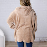 Raina Soft Faux Fur Jacket - Taupe