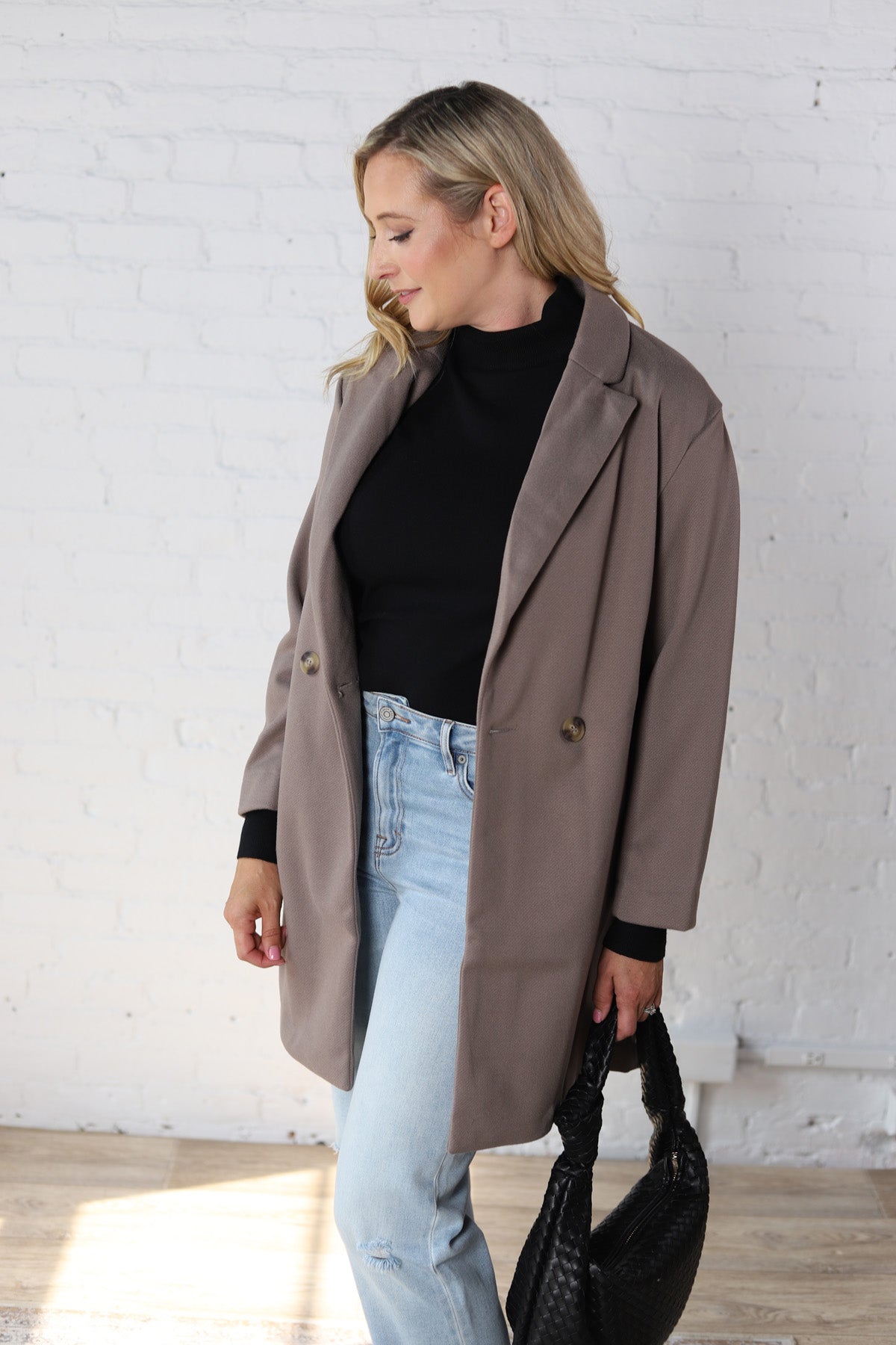 Raine Greystone Double Breasted Coat