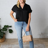 Raven Drop Shoulder Blouse