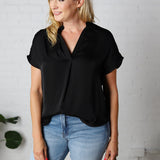 Raven Drop Shoulder Blouse