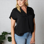 Raven Drop Shoulder Blouse