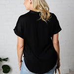 Raven Drop Shoulder Blouse - FINAL SALE