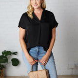 Raven Drop Shoulder Blouse - FINAL SALE