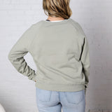 Ravyn Garment Washed Modal Fleece Sweatshirt - Sage