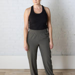 Rayne Mid-Rise Dance Studio Jogger - Army Green - FINAL SALE