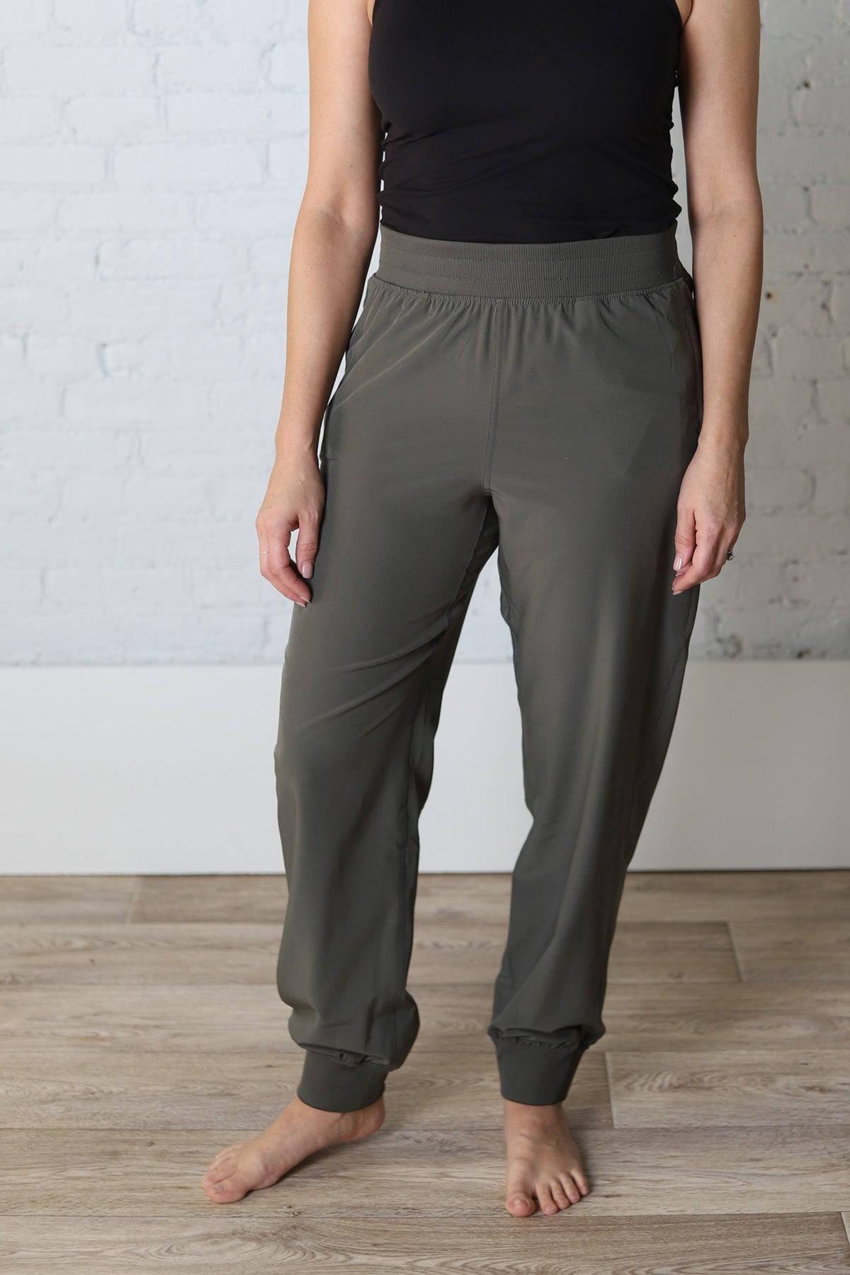 Rayne Mid-Rise Dance Studio Jogger - Army Green - FINAL SALE