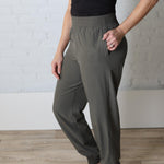 Rayne Mid-Rise Dance Studio Jogger - Army Green - FINAL SALE