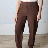 Rayne Mid-Rise Dance Studio Jogger - Java - FINAL SALE