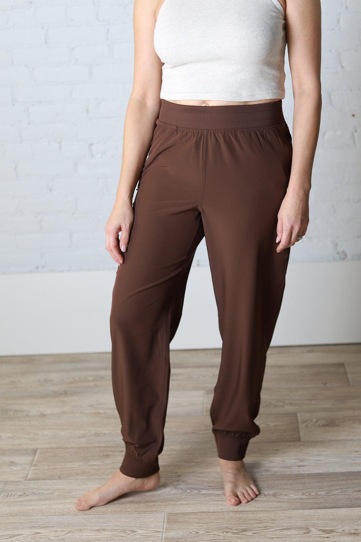 Rayne Mid-Rise Dance Studio Jogger - Java - FINAL SALE