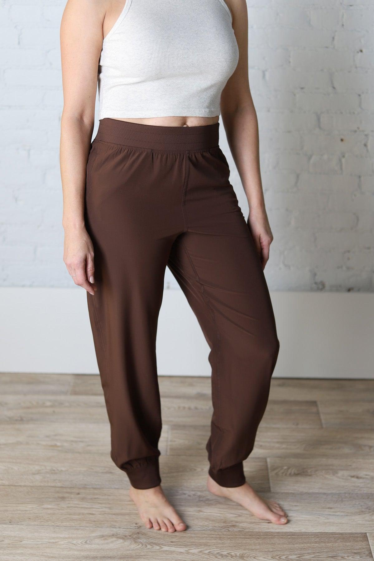 Rayne Mid-Rise Dance Studio Jogger - Java - FINAL SALE