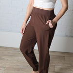 Rayne Mid-Rise Dance Studio Jogger - Java - FINAL SALE