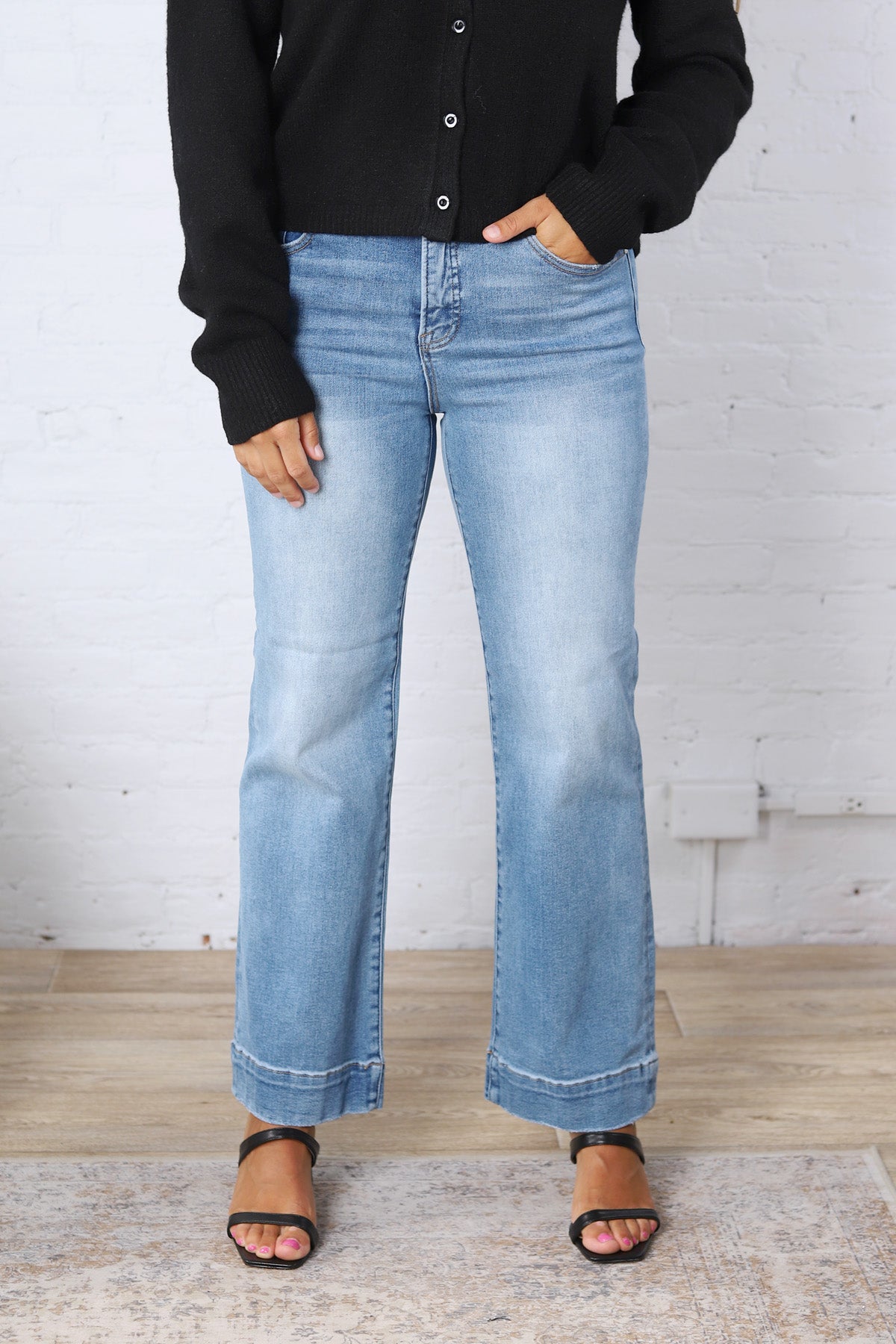 Remi High Rise Straight Jeans