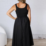 Rhiella Mix Media Tank Midi Dress