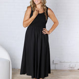 Rhiella Mix Media Tank Midi Dress