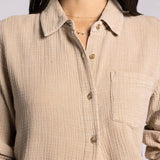 Riley Shirt - Lemon Pepper