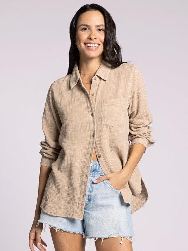 Riley Shirt - Lemon Pepper