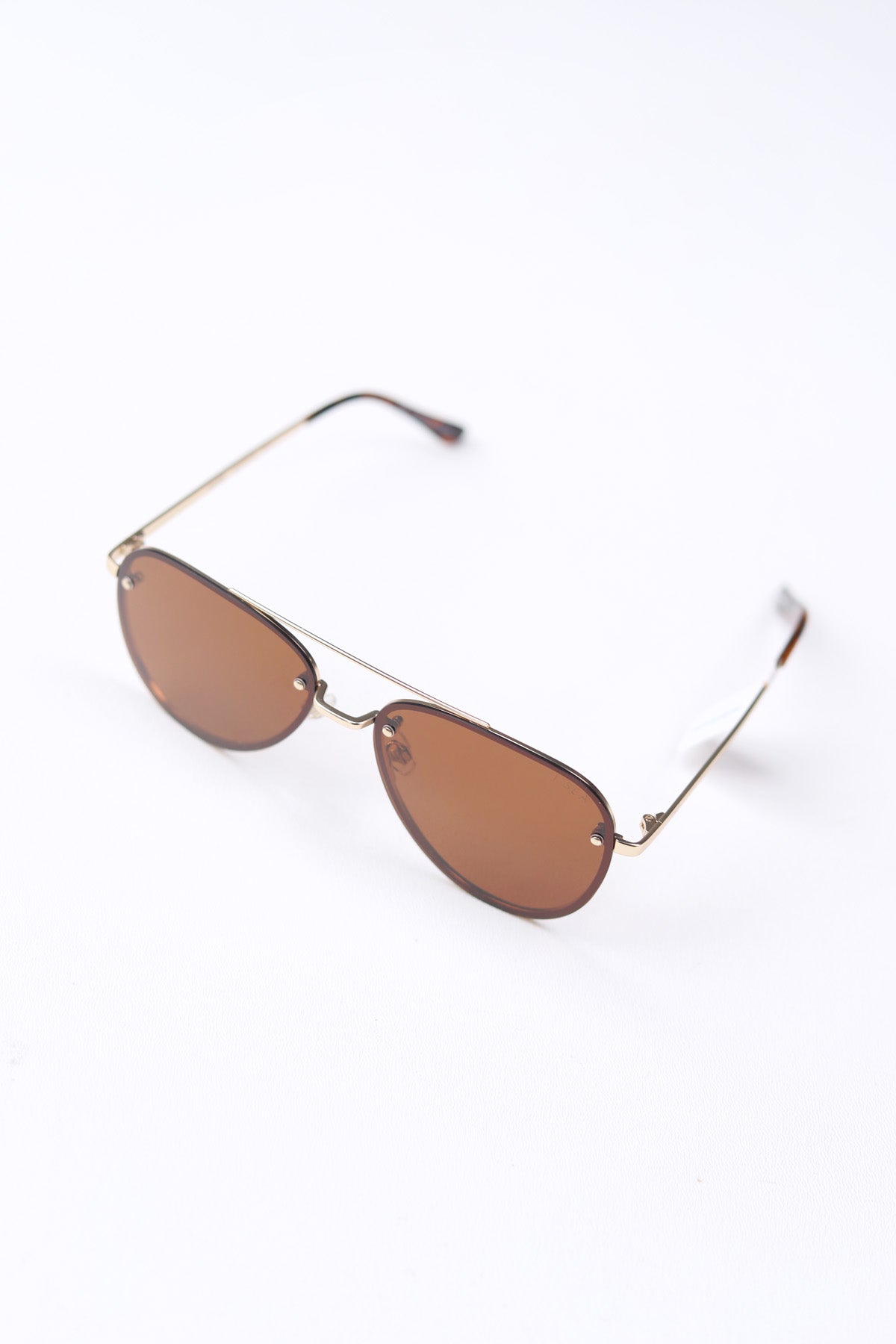 River Polarized Lens Sunglasses - Gold/Brown