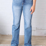 Romy Tummy Control Straight Jeans - Medium Wash